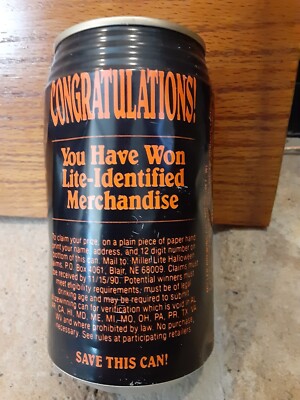 Super RARE Promotion Empty 1990 Vintage Miller High Life Lite Beer