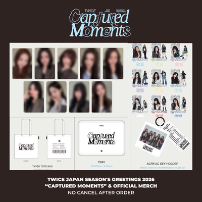 TWICE JAPAN SEASON'S GREETINGS 2026 “CAPTURED MOMENTS” OFFICIAL