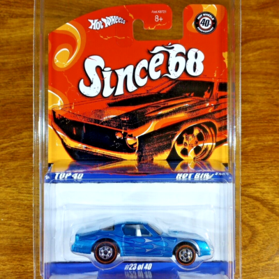 Hot Wheels Since '68 Top 40 Redline Hot Bird MF Blue 23/40 2008