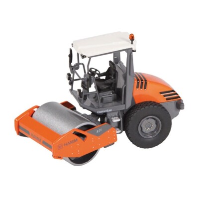 Hamm H7i Smooth Roller Compactor with ROPS - NZG 1:50 Scale Model