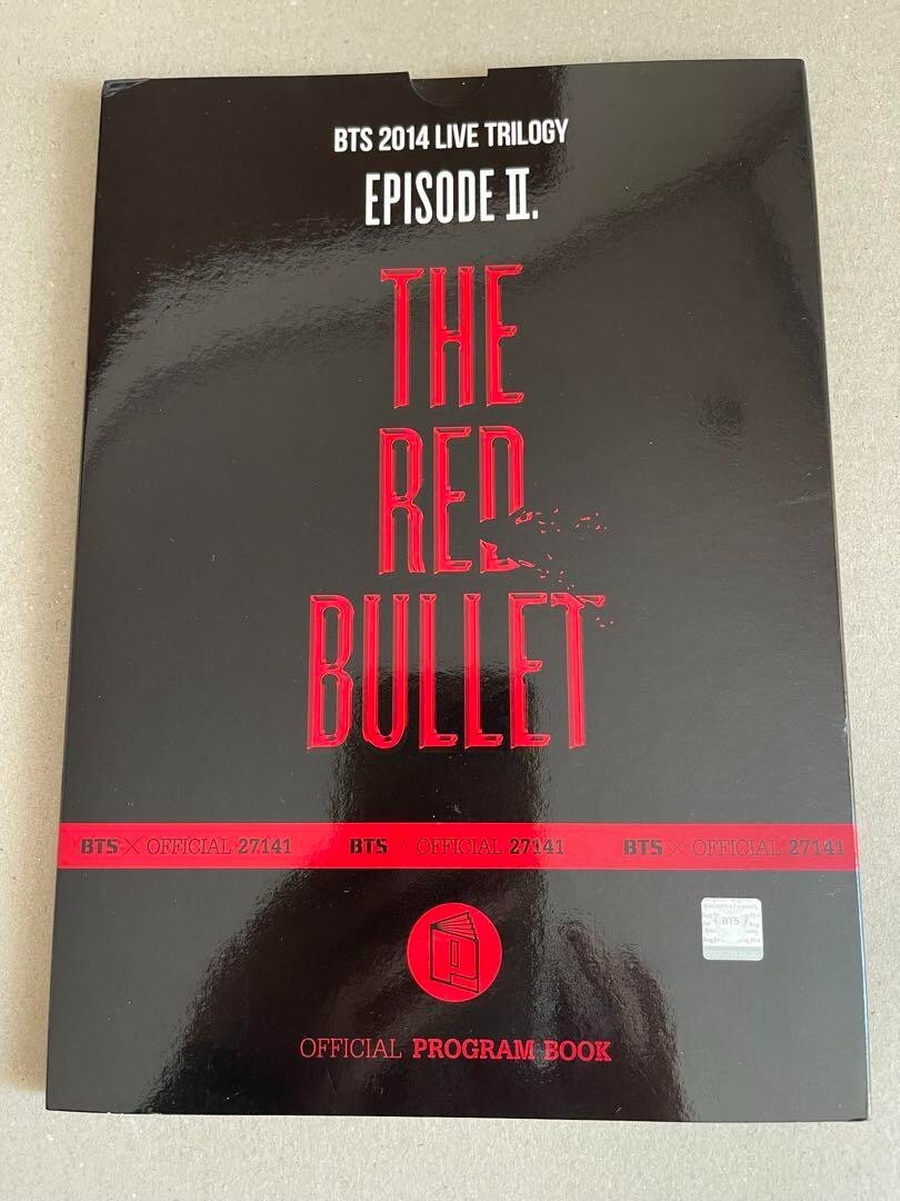 BTS Official Program Book 2014 Live Trilogy Episode II The Red