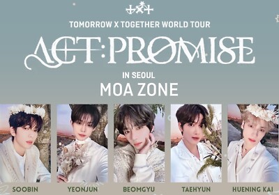 TXT ACT: PROMISE IN SEOUL MOA ZONE OFFICIAL PHOTO CARD TOMORROW X