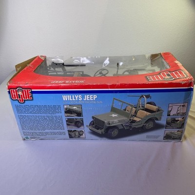 Hasbro GI JOE Willys Jeep Limited Edition w .30 Caliber Machine