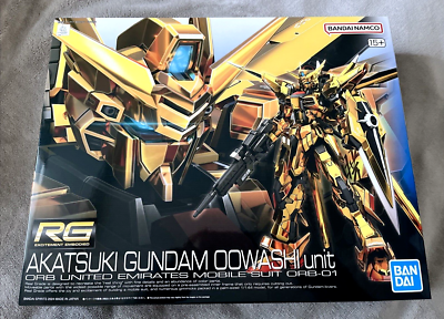 BANDAI RG 1/144 AKATSUKI GUNDAM OOWASHI unit ORB-01 Model Kit | eBay