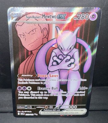 🚀 Team Rocket's Mewtwo ex 213/182 Sv10: Destined Rivals Pokémon