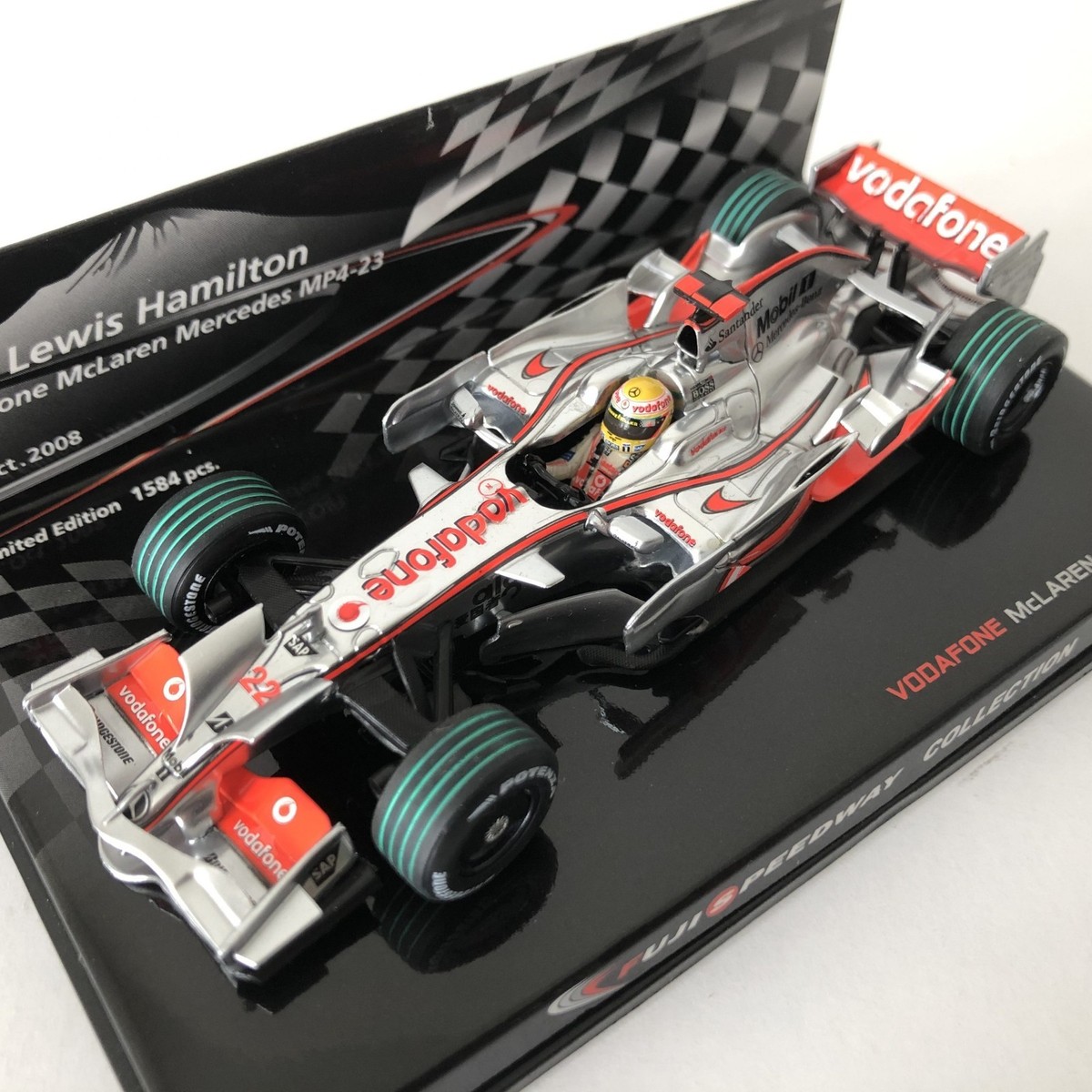 Hamilton Model McLaren MP4-23 F1 car Fuji 2008 Minichamps 533