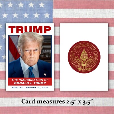Donald Trump Commemorative 2025 Presidential Inauguration Trading