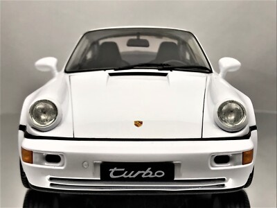 Welly NEX Porsche 911 (964) Turbo 3.3 1990 White Diecast Model Car