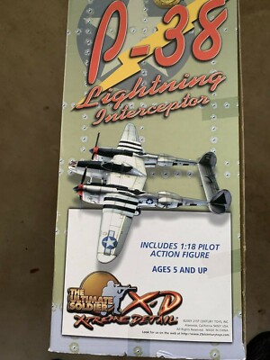 The Ultimate Soldier XD P-38 Lightning Interceptor 1/18 scale No