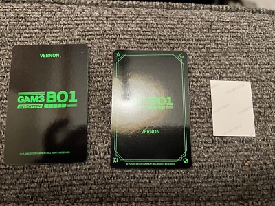 Seventeen 7th gen Carat Membership kit GAM3 BO1 Vernon photocard
