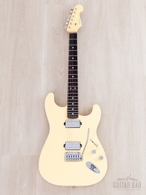2022 Mami Signature Stratocaster HH Omochi Vintage White, Near