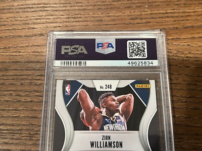 PSA 10 2019-20 Panini Prizm ZION WILLIAMSON RC Silver Refractor