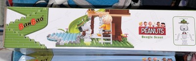 BanBao Peanuts Snoopy Block Building Set Beagle Scout #7515 Swing