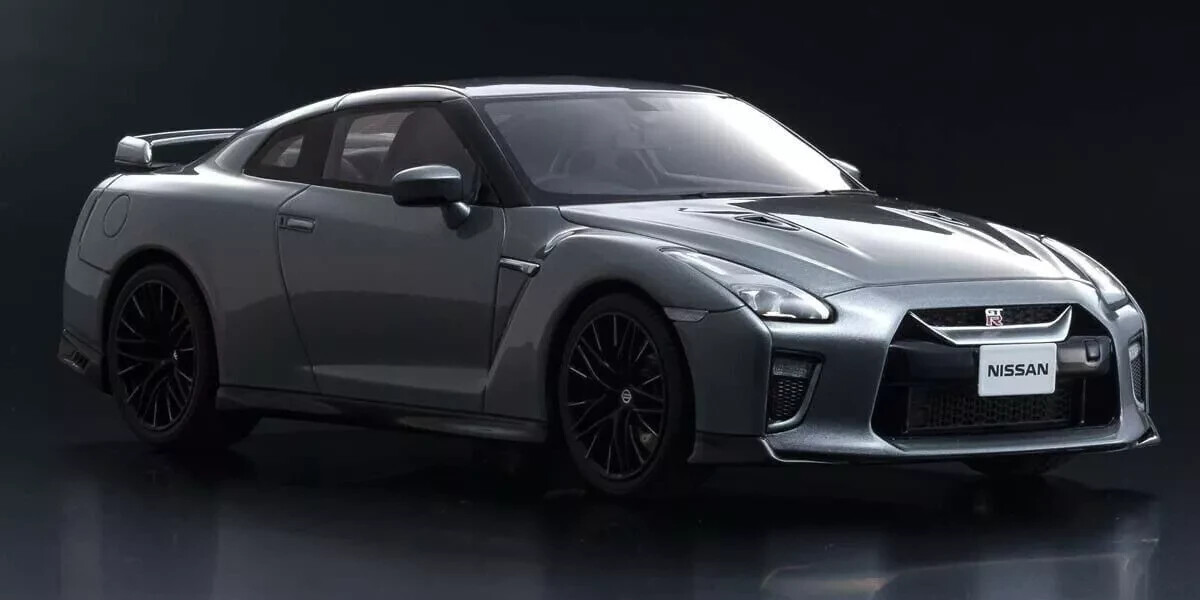 1/18 Nissan GT-R (R35) 2020 Samurai EDT (Gray) Resin Model by