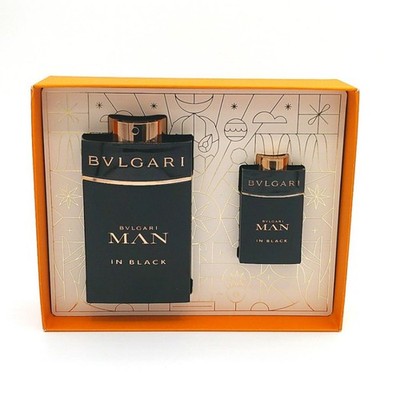 Bvlgari MAN IN BLACK 2 Pcs Christmas Set EDT 100 ml + 15 ml *NEW