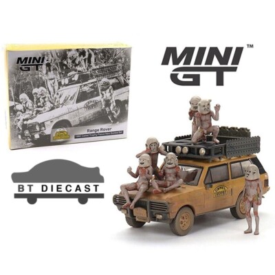 MINI GT RANGE ROVER 1982 CAMEL TROPHY PAPUA NEW GUINEA 1/64 SET