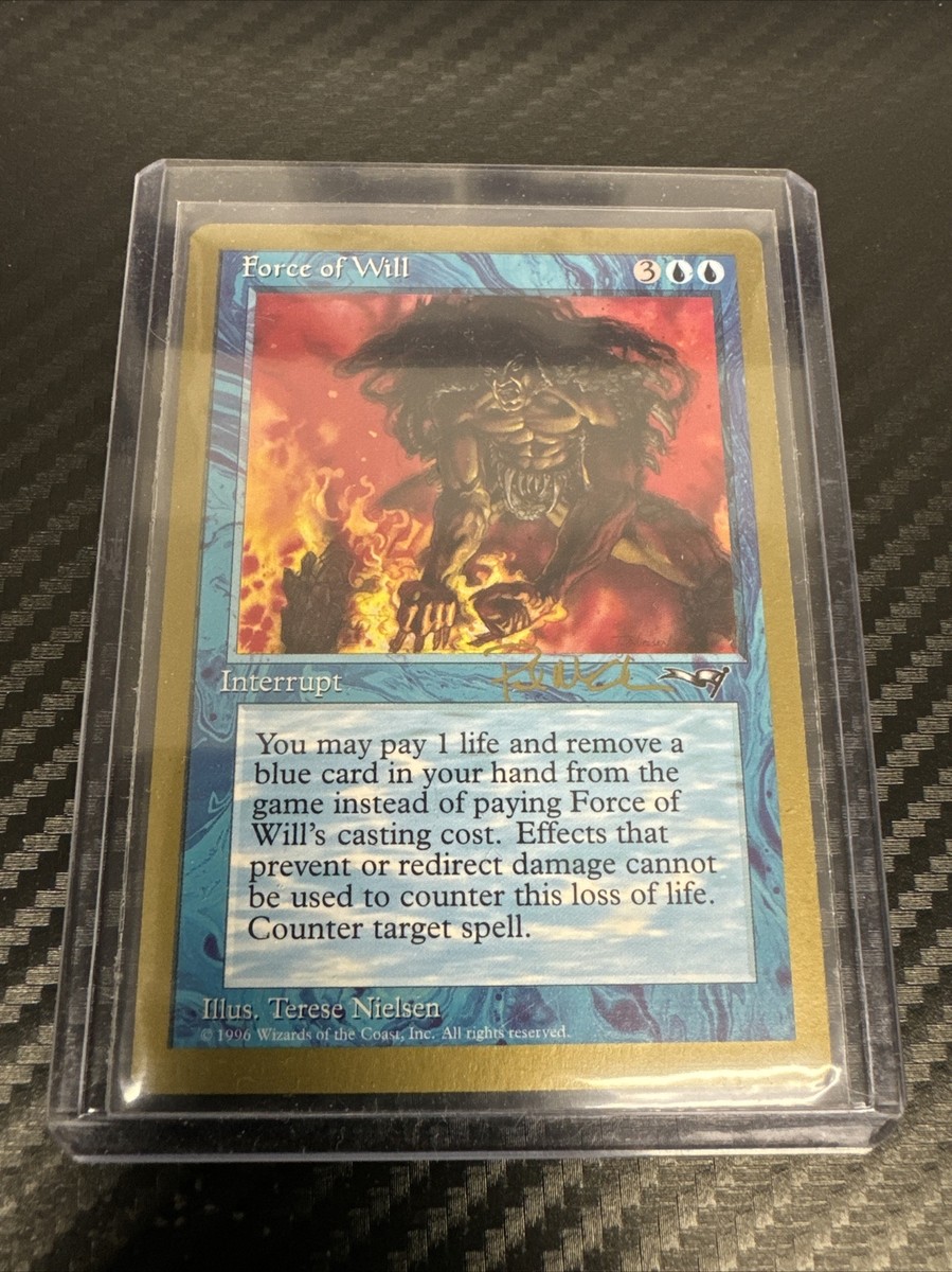 MTG Force of Will 1997 World Championships Seattle signed