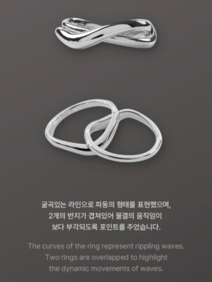 Pre-order] BTS Jimin Face Official Merch Goods Ring (Silver) +