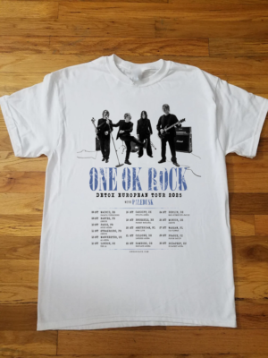 ONE OK ROCK DETOX European Tour 2025 T-shirt All Sizes BT1213 | eBay