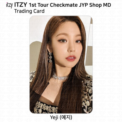 ITZY 1st Tour Checkmate Official MD Trading card Photocard JYP