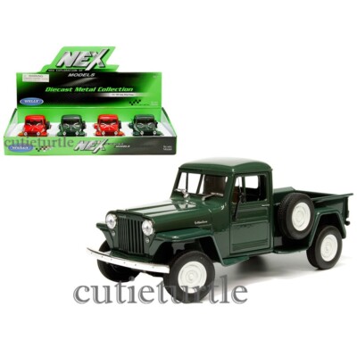 Welly 1947 Jeep Willys Pickup Truck 1:24 Diecast Model Toy Car