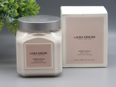Laura Mercier Ambre Vanille Body Cream 12 oz JUMBO New In Box RARE