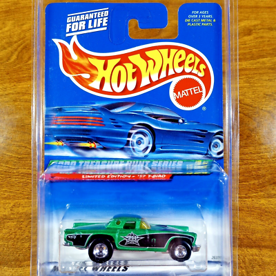 Hot Wheels Treasure Hunt '57 T-Bird Green Real Riders TH 2000 Ford