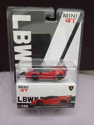 MINI GT 129 LBWK Lamborghini Huracán GT Rosso Mars RHD | eBay