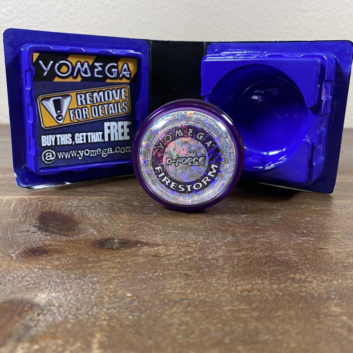 2000 McDonalds Yomega Yo-Yo Exclusive #6 Purple Firestorm D-Force