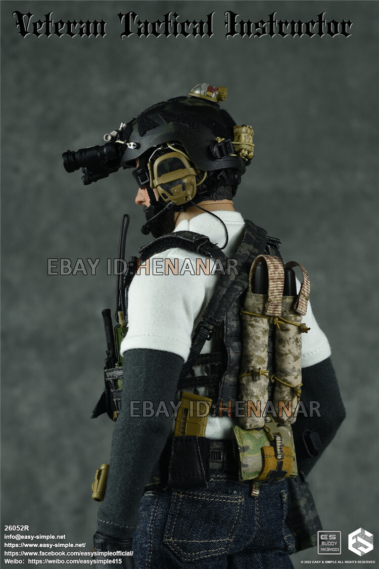 Easy&Simple 26052R 1/6 GBRS Veteran Tactical Instructor Action