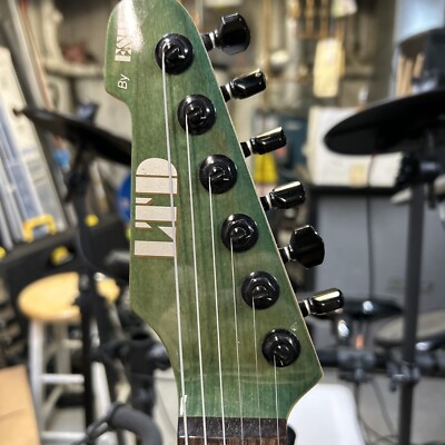ESP Mirage Trans-green Electric Guitar Japan MIJ Original LTD Well