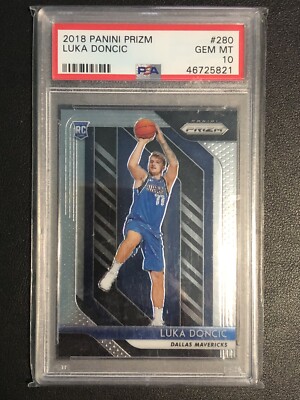 2018-19 Panini Prizm Luka Doncic Rookie Card PSA 10 GEM MINT