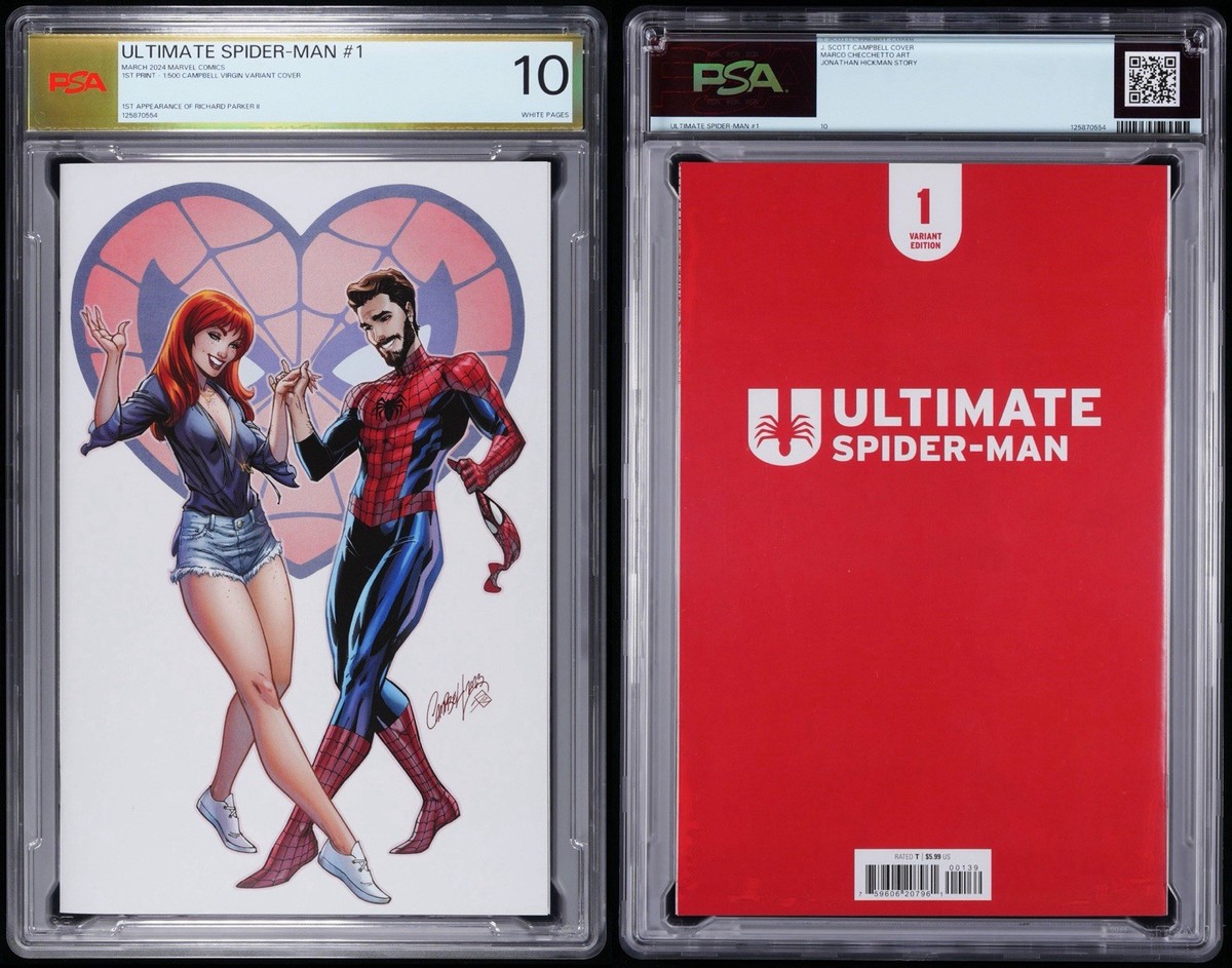 2024 Ultimate Spider-Man #1 J. Scott Campbell CGC 1:500 Virgin PSA