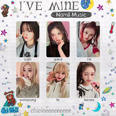 IVE Album I'VE MINE - BADDIE NAMIL MUSIC NANYI 1.0 POB PHOTOCARD