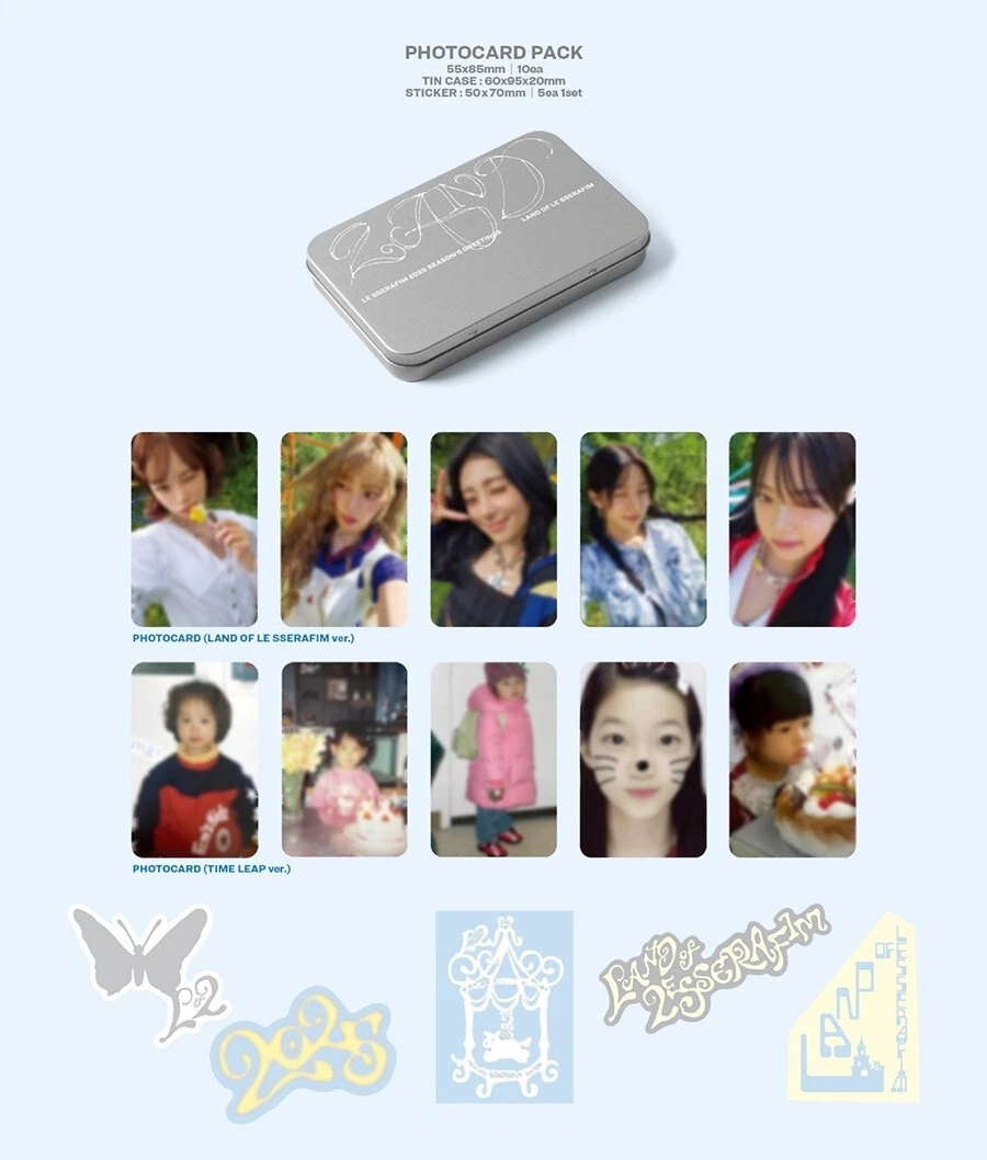 LE SSERAFIM 2025 SEASON'S GREETINGS/D.Code+Calendar+Scheduler+