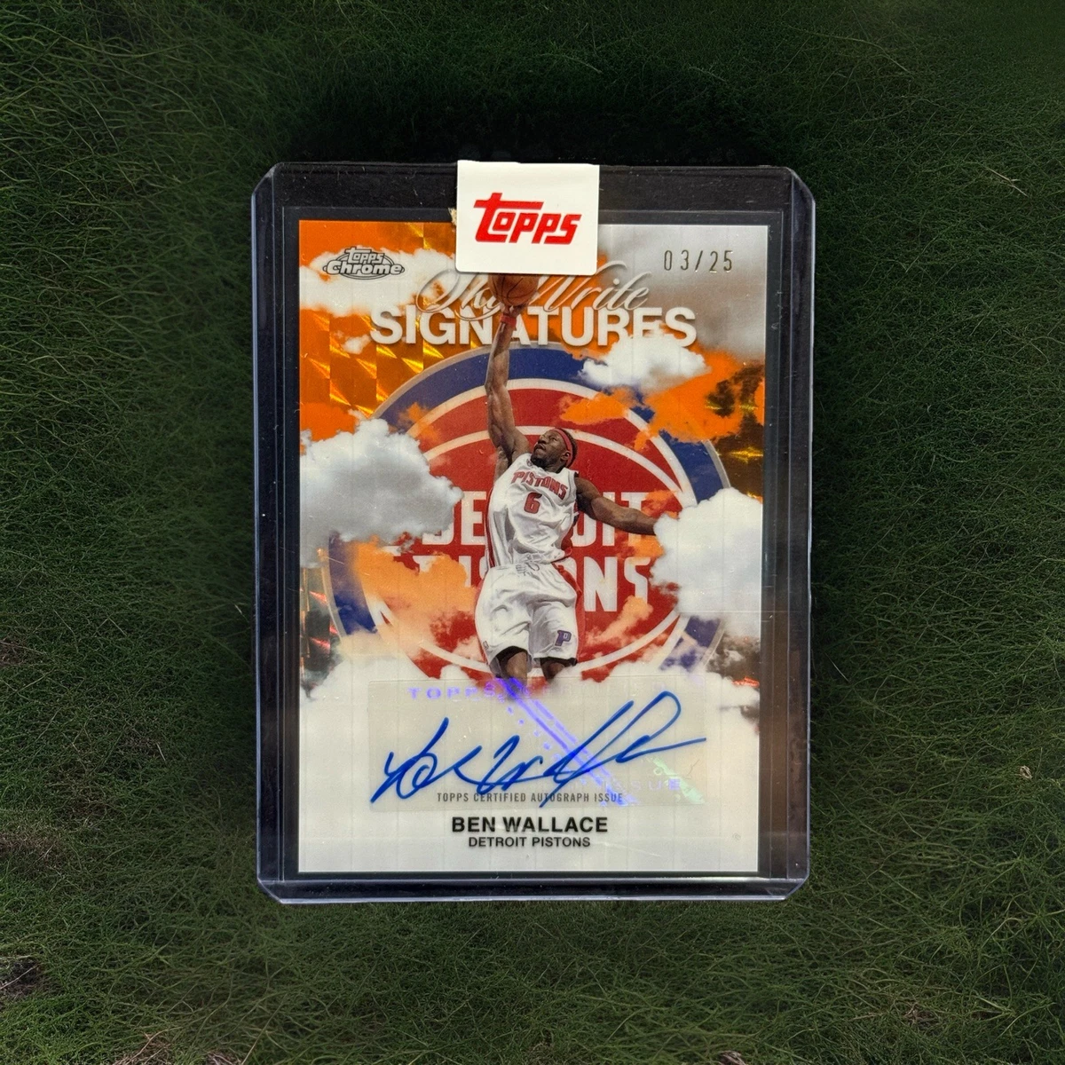 Ben Wallace Basketball Autographed Sports Trading Cards