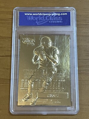 2000 Fleer Ultra 23KT Gold Tom Brady Holographic Rookie RC WCG 10