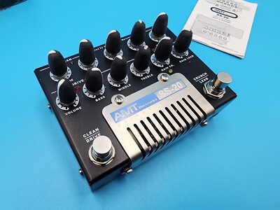 AMT SS-20 Tube Preamp Guitar Effect Pedal 3 Channel Overdrive