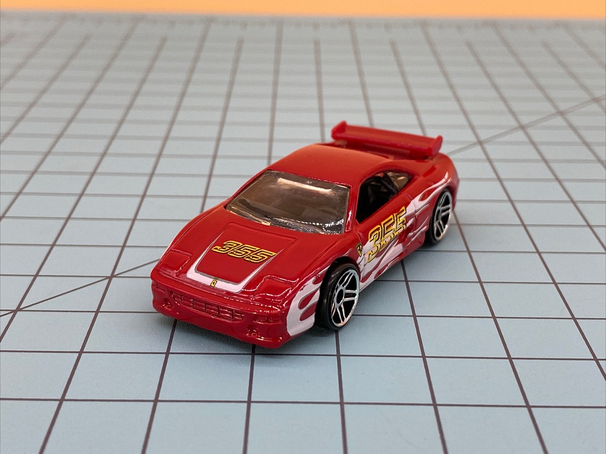 Vintage 1999 Hot Wheels Ferrari F355 Challenge Red Exotic Race Car