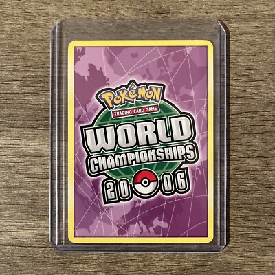 Pokemon card World Championship 2006 Fighting Energy. Signed By