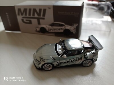 MINI GT 175 chase (opened) Pandem Toyota GR Supra V1.0 Silver | eBay