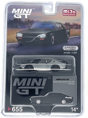 Chase! Mini GT 1:64 Nissan Skyline Kenmeri Liberty Walk Matt Black