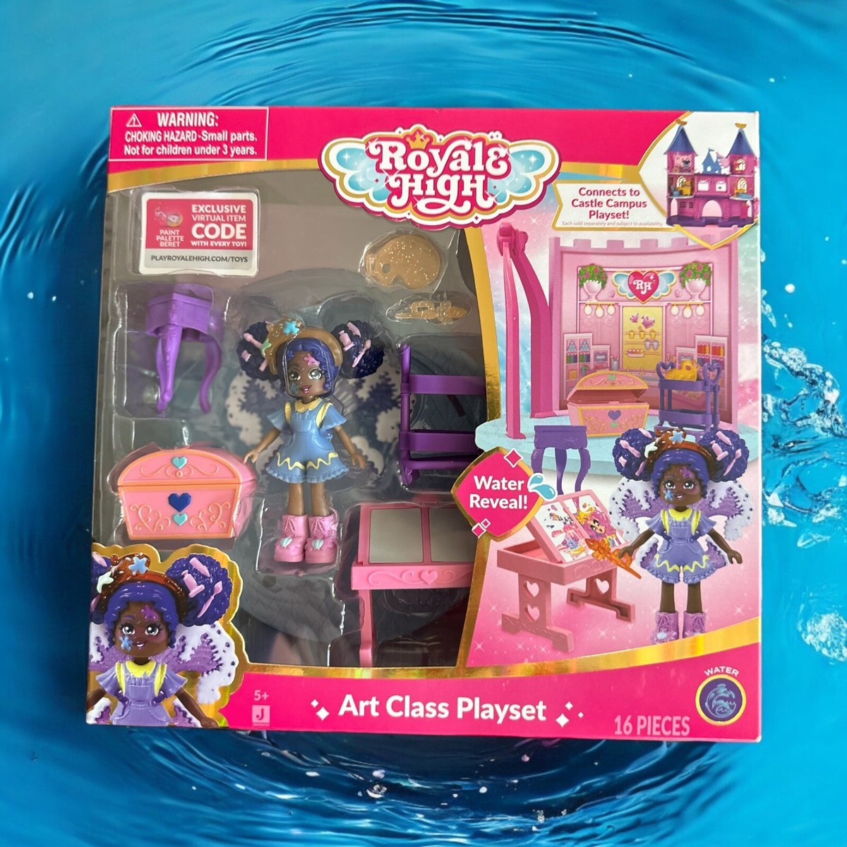 Royale High Doll Art Class Playset With Code 2024 Roblox Brand New