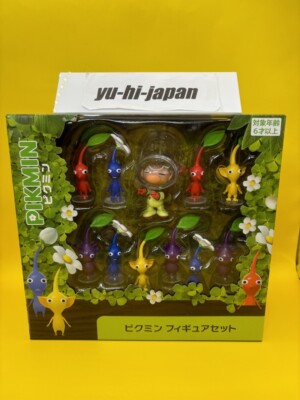 Nintendo Store Pikmin Figure Set Captain Olimar & Pikminz Japan