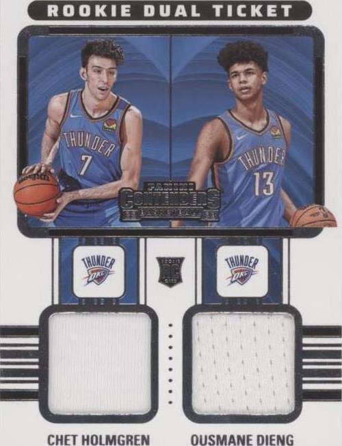 2022-23 Panini Contenders - Rookie Ticket Dual Swatches Chet