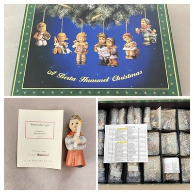 Vtg Goebel Berta Hummel Christmas 58 Ornament Set And Keepsake