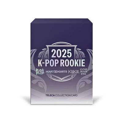 TELECA 2025 K-POP ROOKIE COLLECTION CARDS KOREA 1ST EDITION SEALED