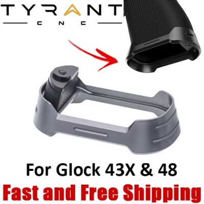 Tyrant CNC Aluminum Flared Magwell for Glock 43X /48 (G43X, G48