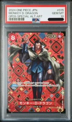 PSA 10 Monkey D. Dragon SP OP07-015 Emperors in the New World ONE