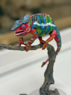 BANDAI Living Creatures Encyclopedia Premium Panther Chameleon FG